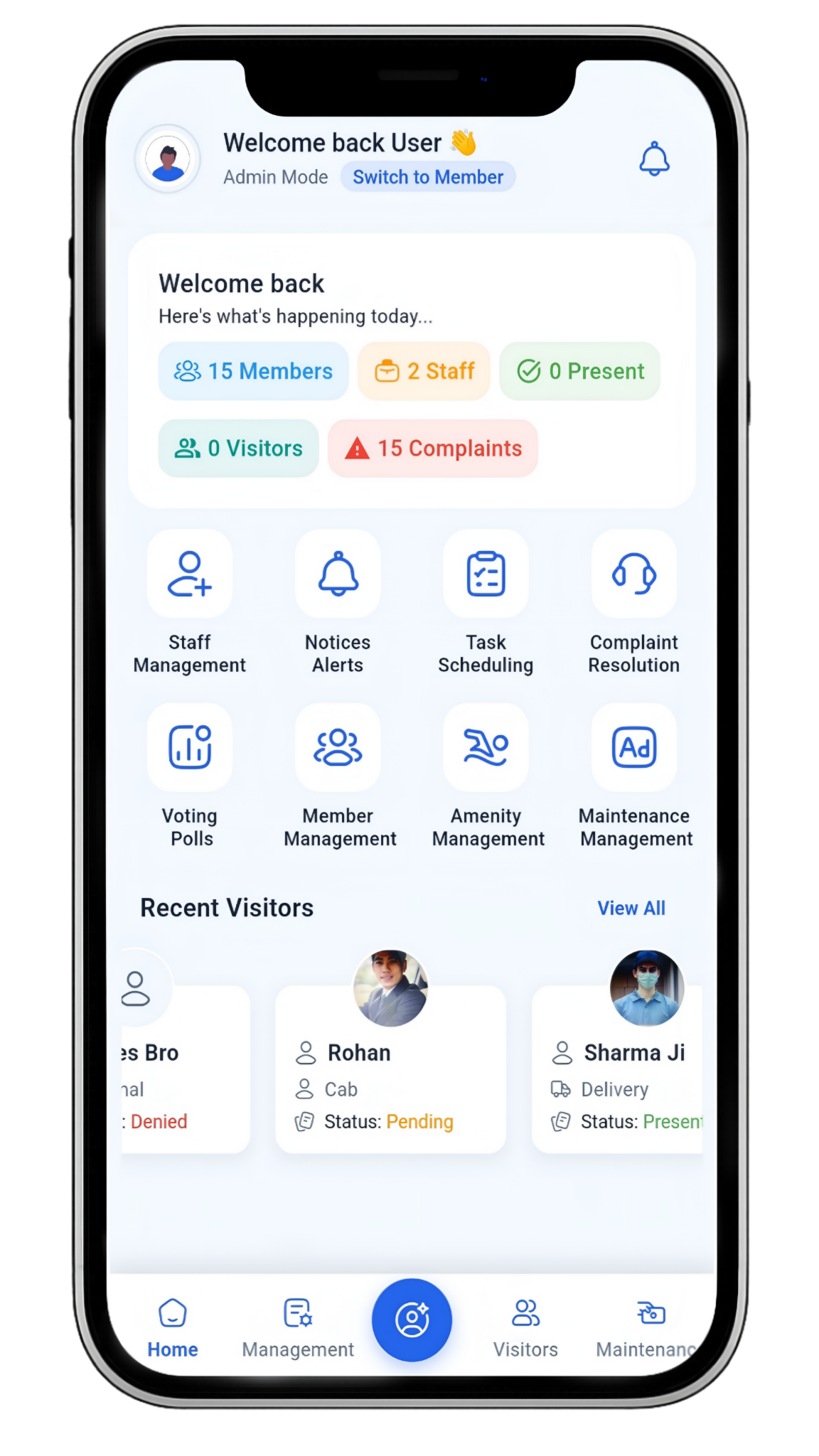 Waardian Dashboard Interface